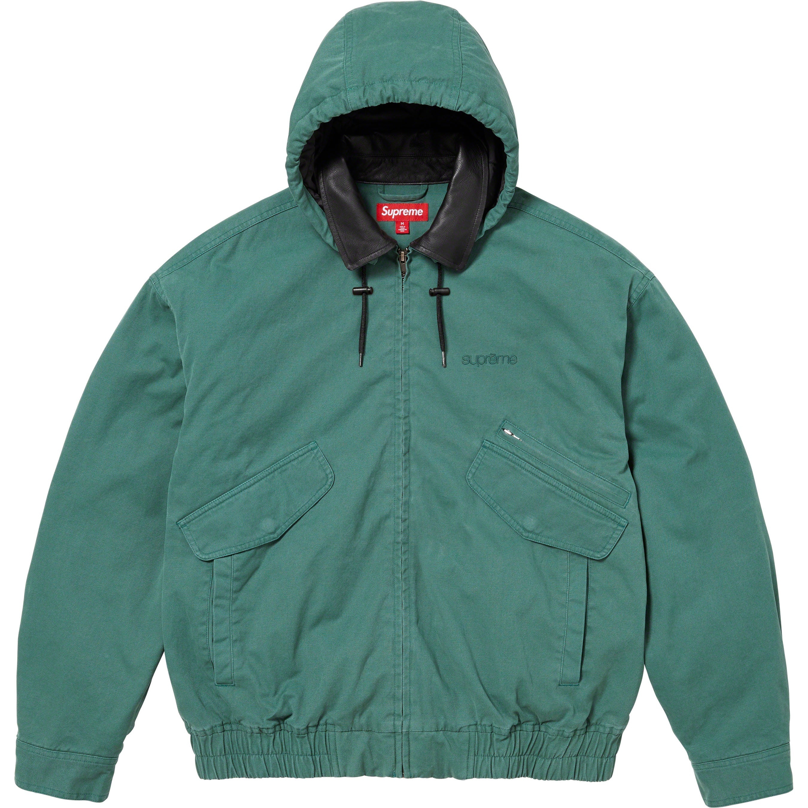 Leather Collar Utility Jacket view 20